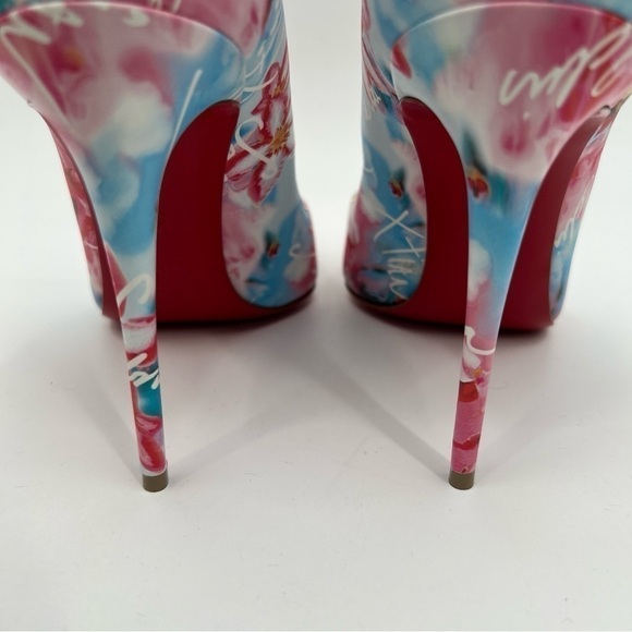 Christian Louboutin Hottie Walkie Walk A Mile In My Shoes Hot Chick Pump size 38 - Picture 13 of 16